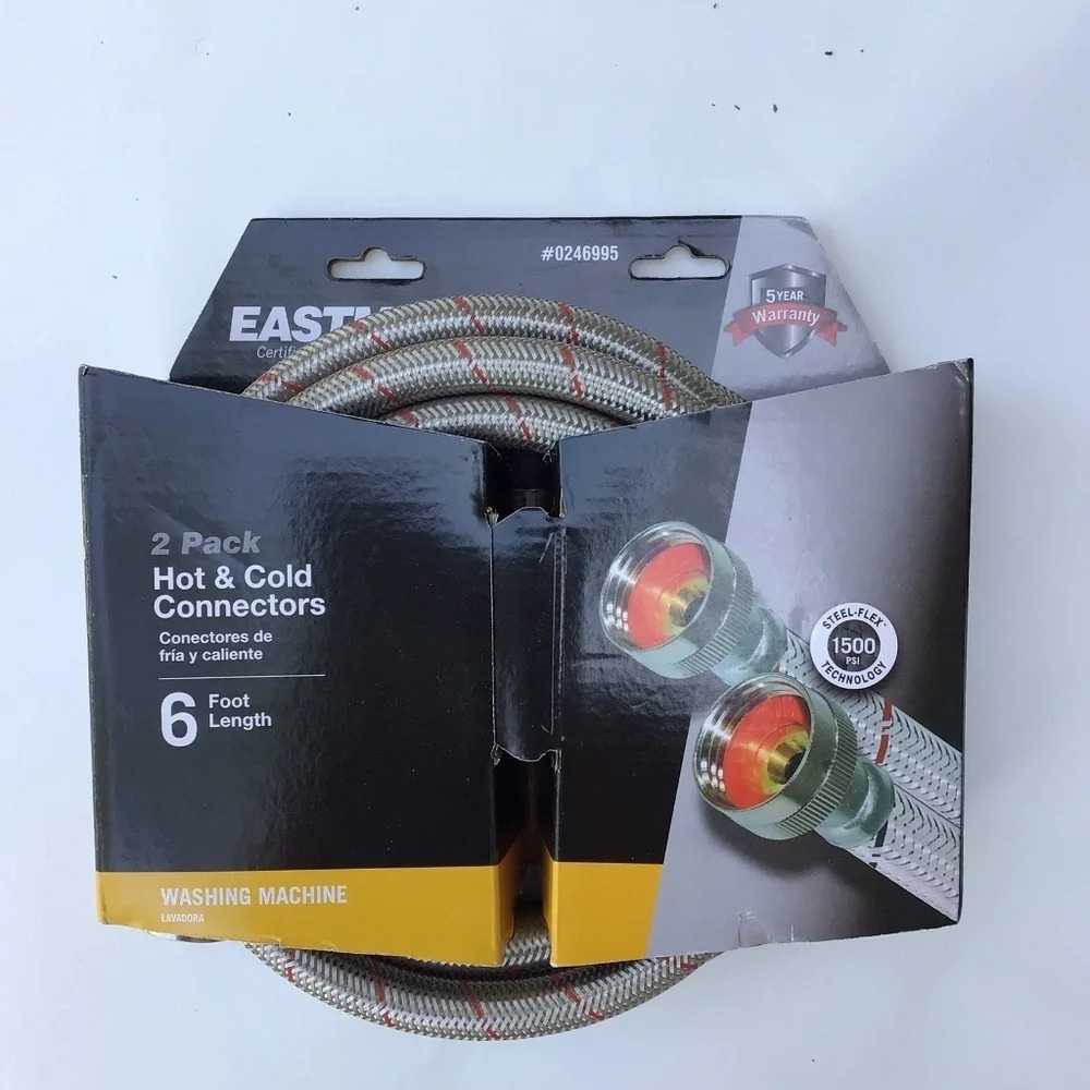 NIB Eastman hot and cold connectors 2-pack. Washing machine. G13​​​​​​